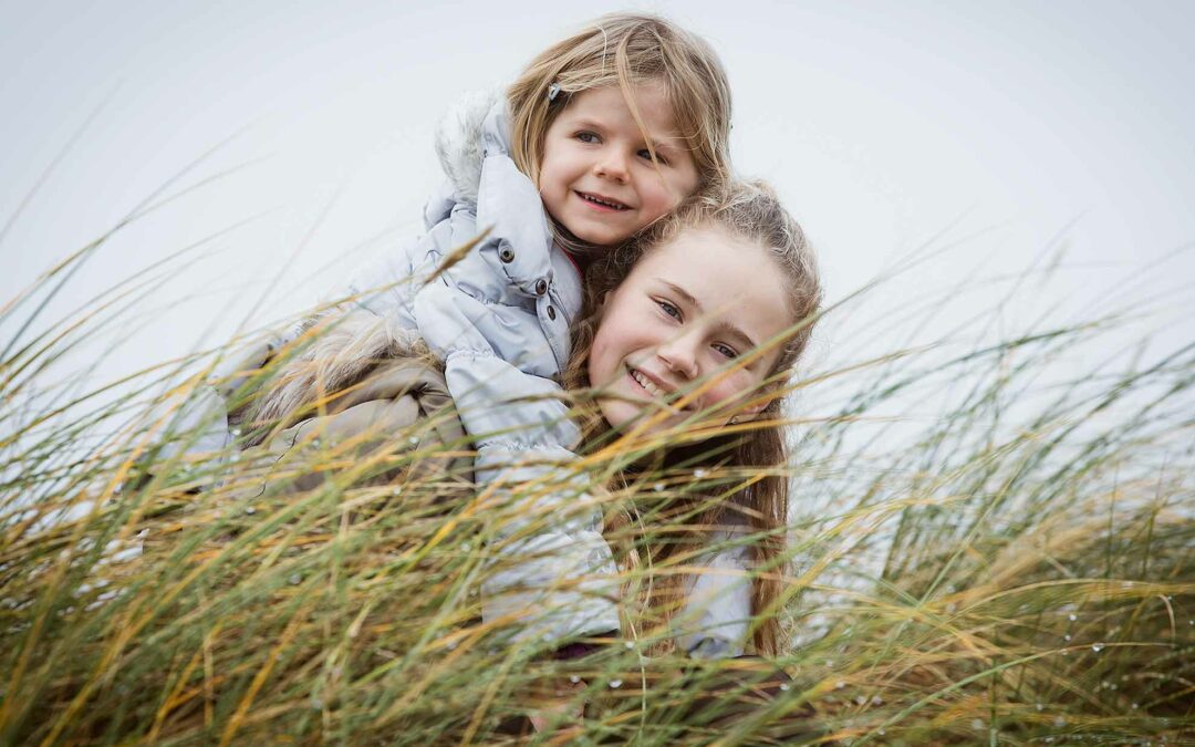 Søskendefoto ved Amagerstrandpark